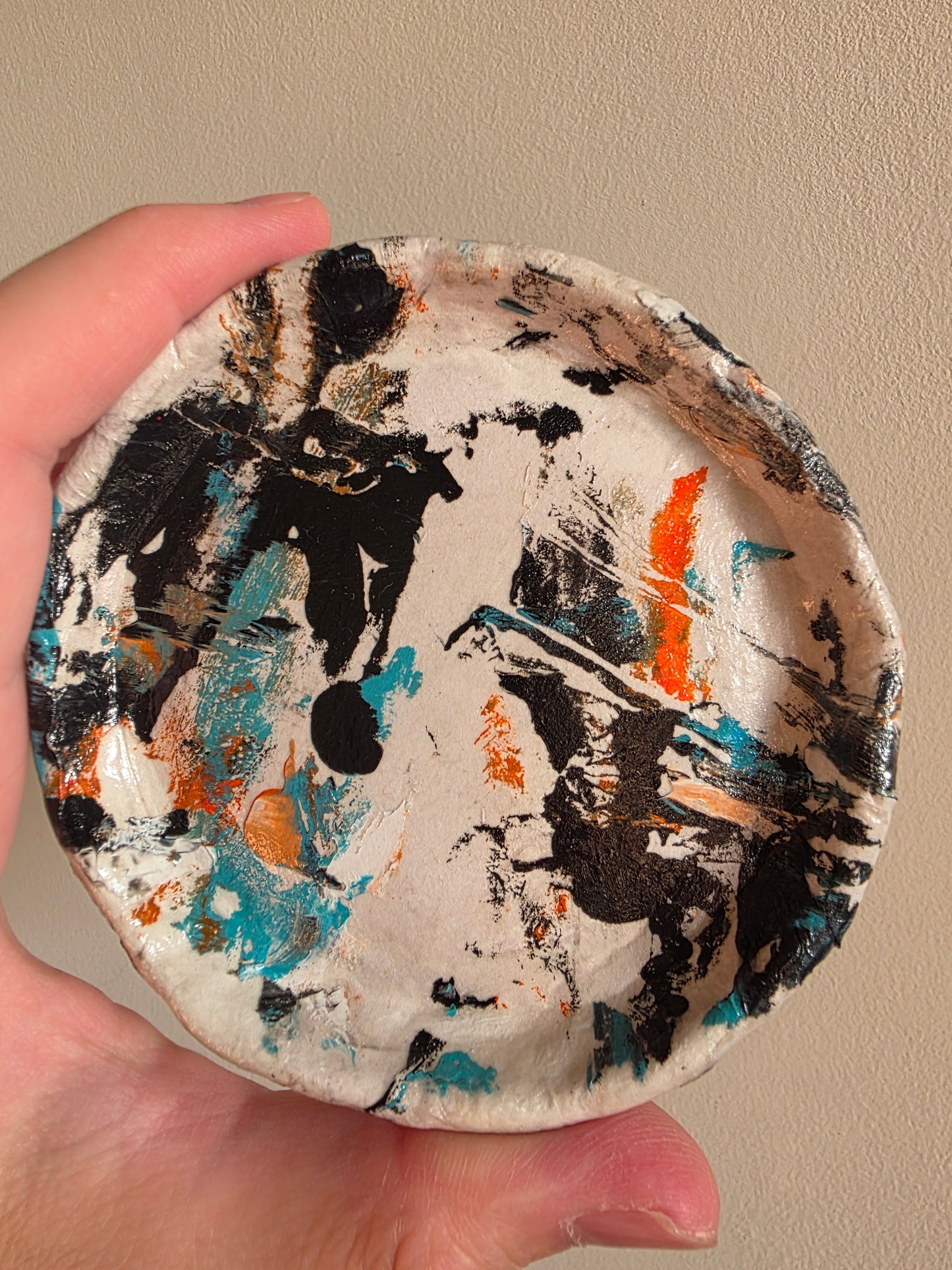 Handmade Air Dry Clay Magnet - Decorative Art