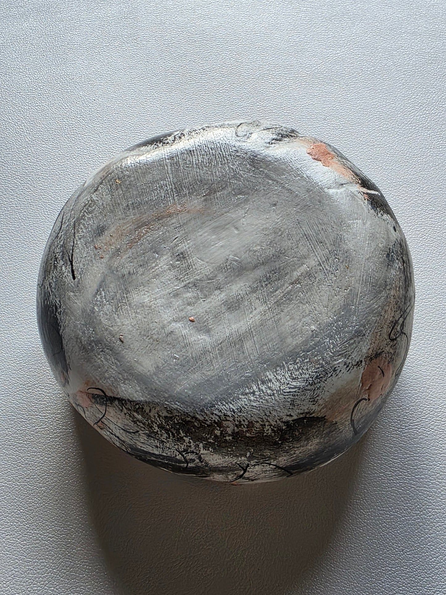 Handmade Air Dry Clay Candle Holder - Mixed Colours