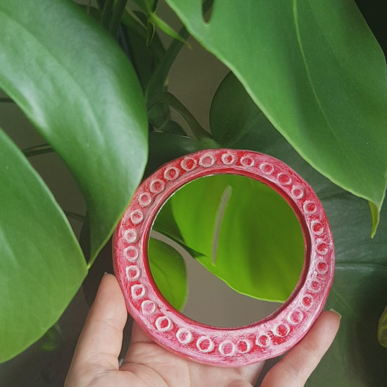 Handmade Air Dry Clay Mirror Video1