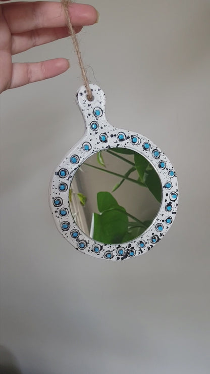 Handmade Air Dry Clay Mirror Video3